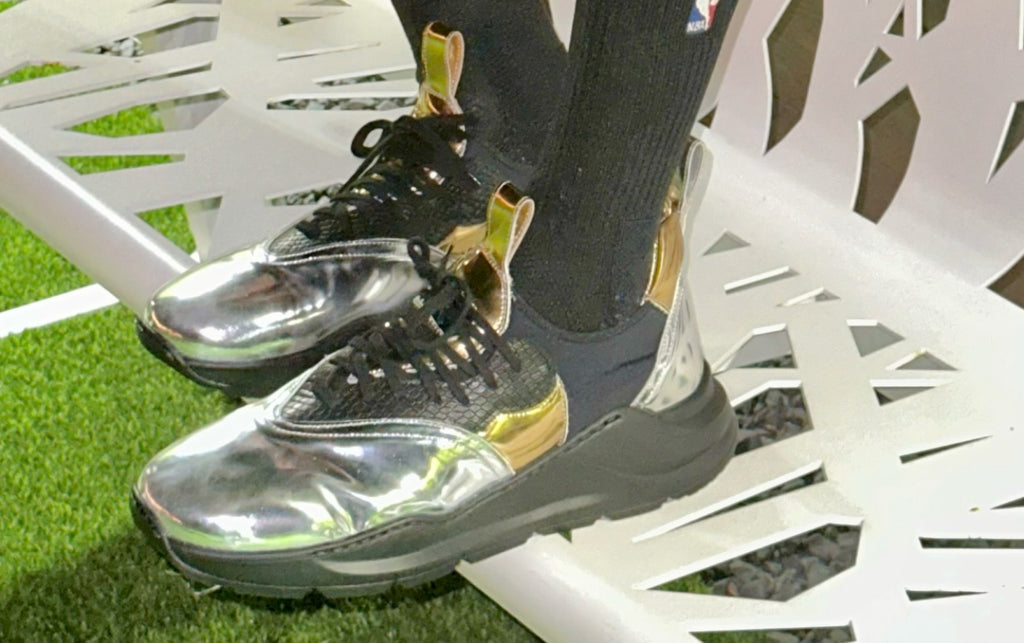 Slip-On Future Walker Sliver, Gold, & Black