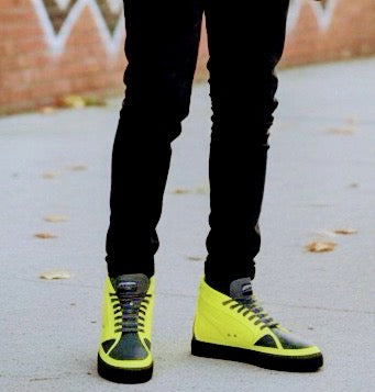 Aerodynamic Active Sneaker Yellow & Black