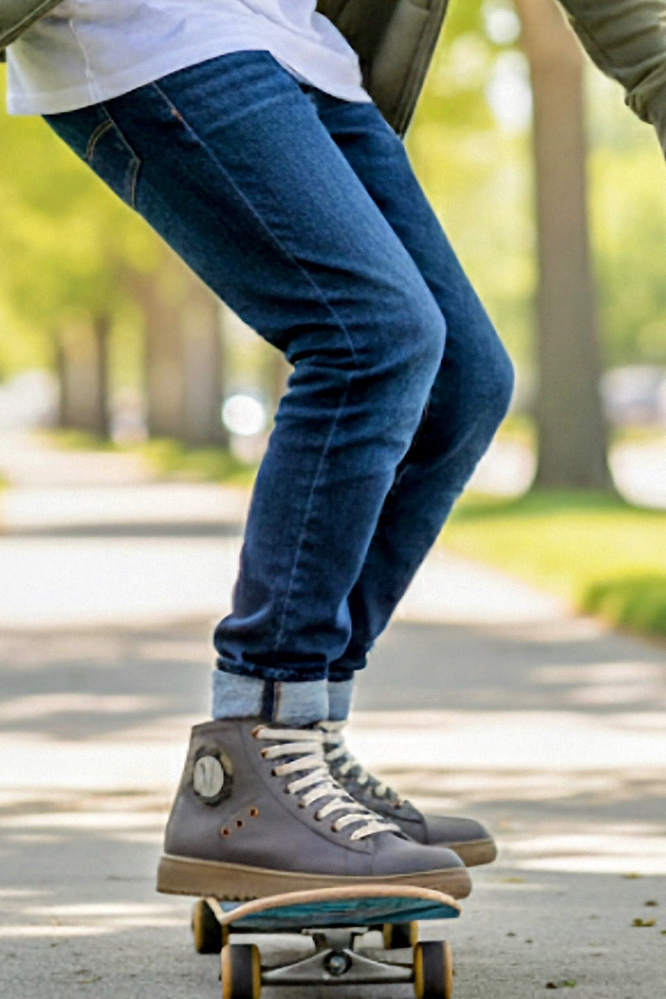 Alaila Carroll ECO VINTAGE HIGH TOP BROWN