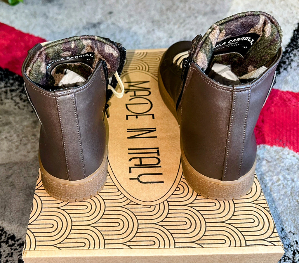 Alaila Carroll ECO VINTAGE HIGH TOP – Brown (Limited Edition)