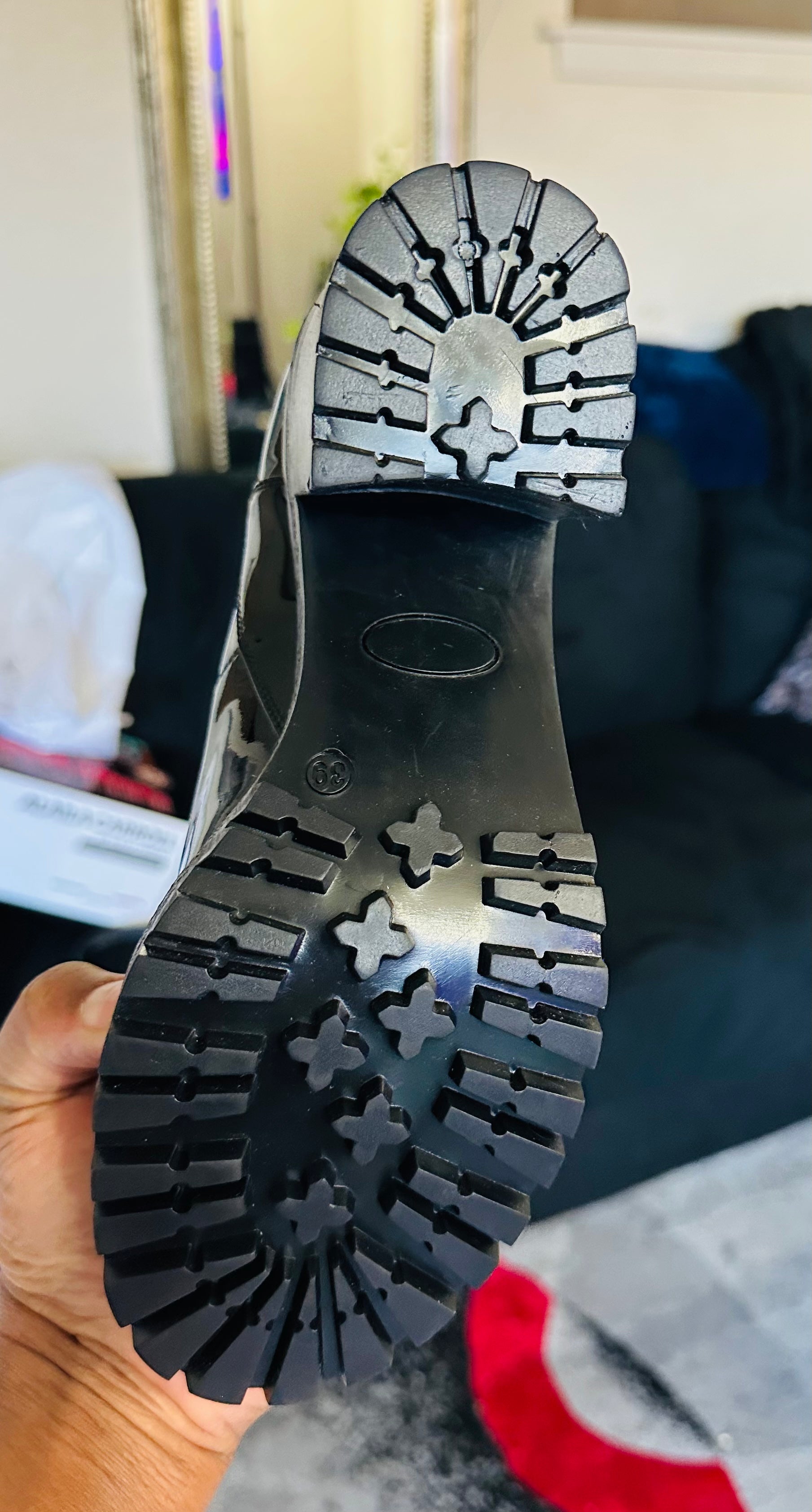 Ankle Strap Heel – Always Shining Varnish Black