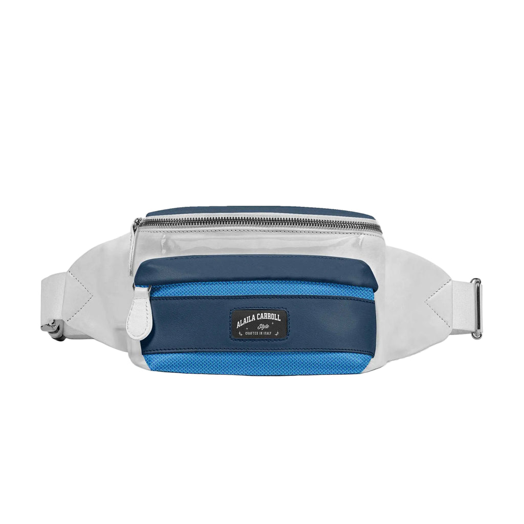 Stylish Blue & White luxury design
Bold front logo for standout branding
Adjustable strap for waist or crossbody wear
Secure zipper closure for added safety
Premium textile interior with eco-technical leather finishes
One main compartment with internal zipper pocket
Lightweight, functional, and fashion-forward, blue and white designer belt bag for men and women
luxury waist bag with adjustable strap and zipper closure
stylish crossbody belt bag for travel and everyday use
premium designer fanny pack with lo