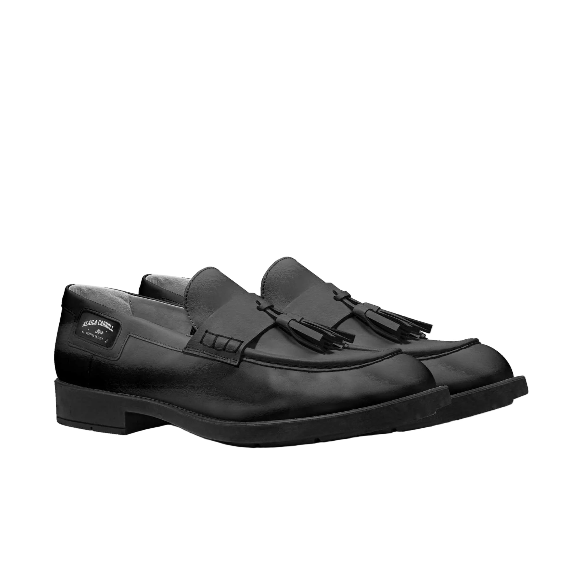 Shop Luxe Classic Loafer Black featuring a black rubber sole, raised stitching, decorative laces, and embossed logo for timeless style and everyday comfort.
black loafers for men
luxury loafers
moccasin-style shoes
slip-on dress shoes
Men's casual loafers
designer men’s shoes
modern moccasins
comfortable loafers
urban dress shoes
everyday men’s footwear
esigned for male pilots and male flight attendants