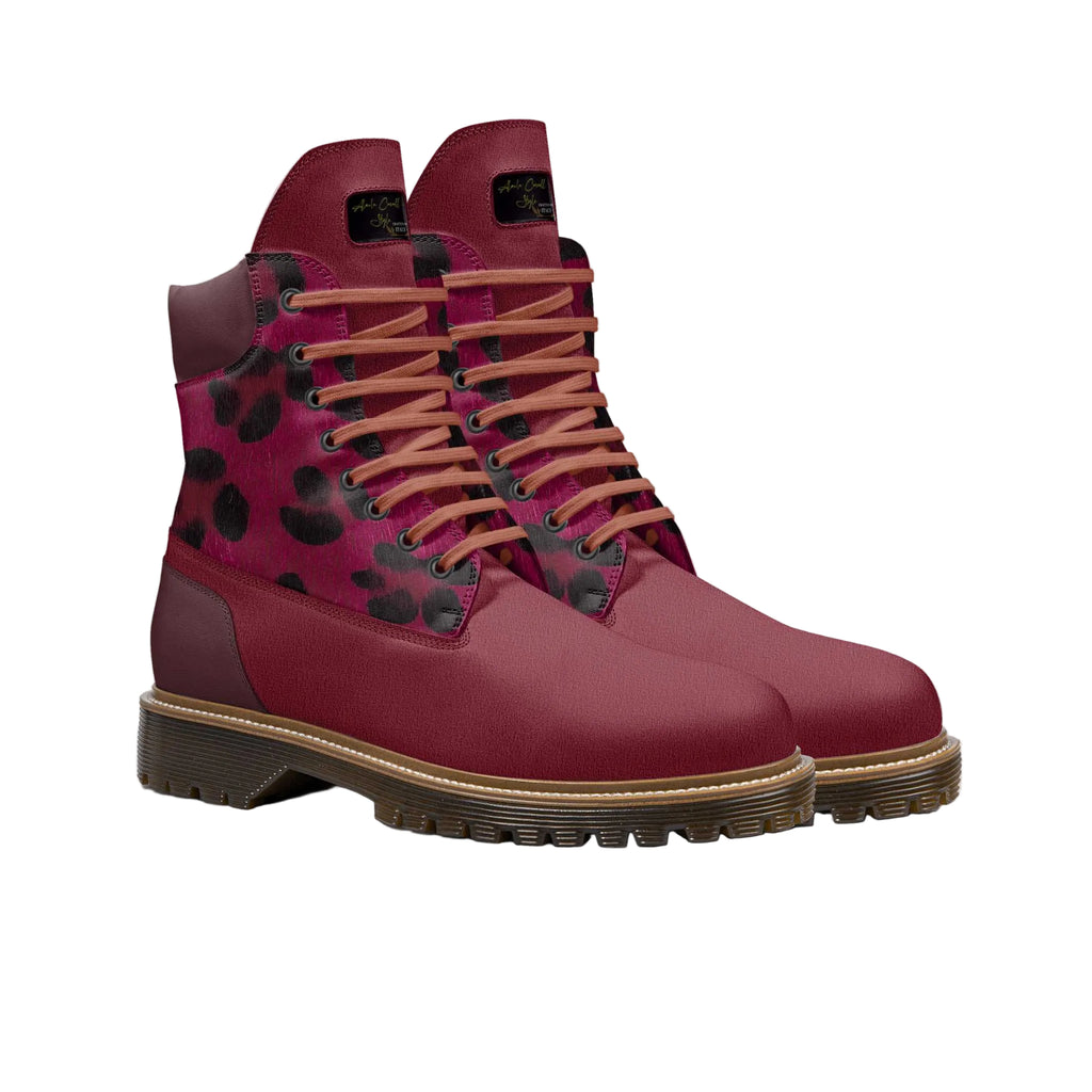 Step into bold urban style with the Minimal Street High Boot Burgundy. Featuring cotton laces, a padded ankle collar, oversized logo tongue, and a lugged sole for superior grip.
minimal street high boot
Burgundy high-top boot
urban lace-up boot
designer street boots
luxury high top sneaker boot
lug sole fashion boots
padded ankle collar boots
men’s street boots
women’s street boots
Alaila Carroll Style shoes
urban fashion footwear
high-quality materials boots
