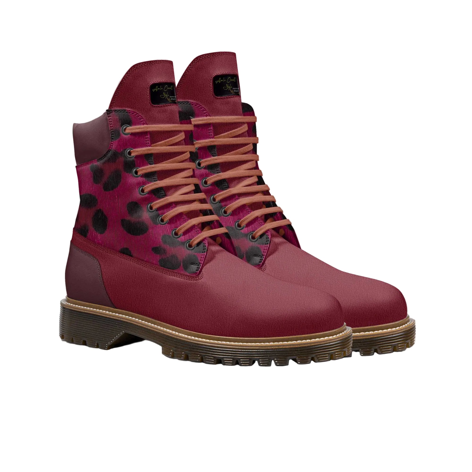 Step into bold urban style with the Minimal Street High Boot Burgundy. Featuring cotton laces, a padded ankle collar, oversized logo tongue, and a lugged sole for superior grip.
minimal street high boot
Burgundy high-top boot
urban lace-up boot
designer street boots
luxury high top sneaker boot
lug sole fashion boots
padded ankle collar boots
men’s street boots
women’s street boots
Alaila Carroll Style shoes
urban fashion footwear
high-quality materials boots