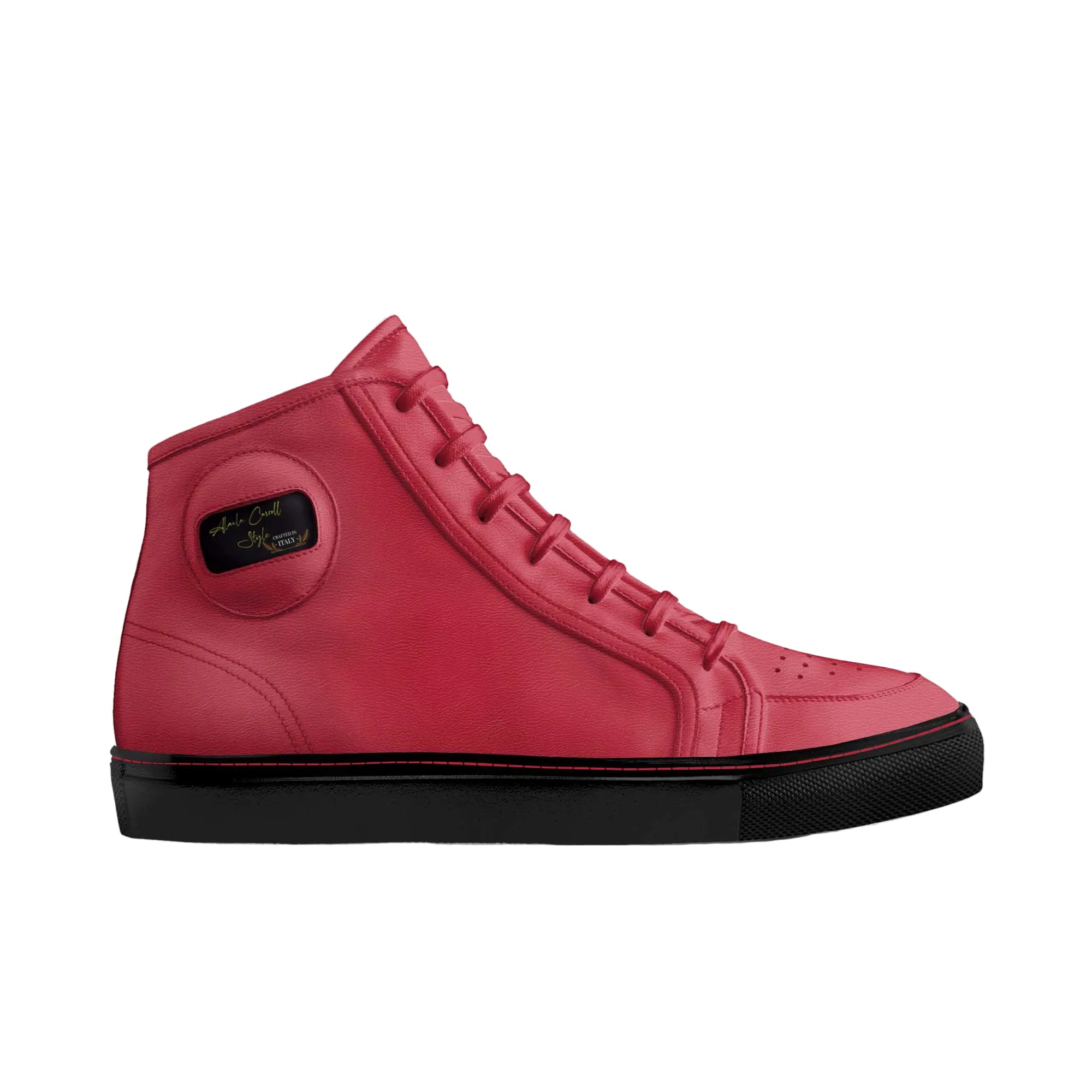 Shop the Red Sporty High Top by Alaila Carroll Style. A retro boxing-inspired high-top sneaker crafted from genuine Italian materials with cotton laces and bold designer branding. Available in extended sizes for men and women.
red high top sneakers
retro boxing style sneakers
designer high top sneakers
Alaila Carroll Style sneakers
luxury streetwear sneakers
Italian material sneakers
men’s and women’s high top sneakers
fashion athletic sneakers
premium designer sneakers
boxing inspired sneakers