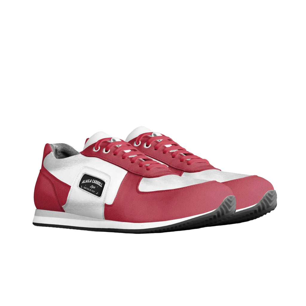 Discover the Retro’ Running Trainer in Red & White. A classic Italian sneaker with removable sole, cotton laces, and timeless style for everyday wear.

Red and white retro running trainer

Classic Italian trainer sneaker

Vintage-inspired walking shoe

Retro running trainers, Italian sneakers, classic walking shoes, red, white sneakers, luxury casual trainers, vintage style sneakers
