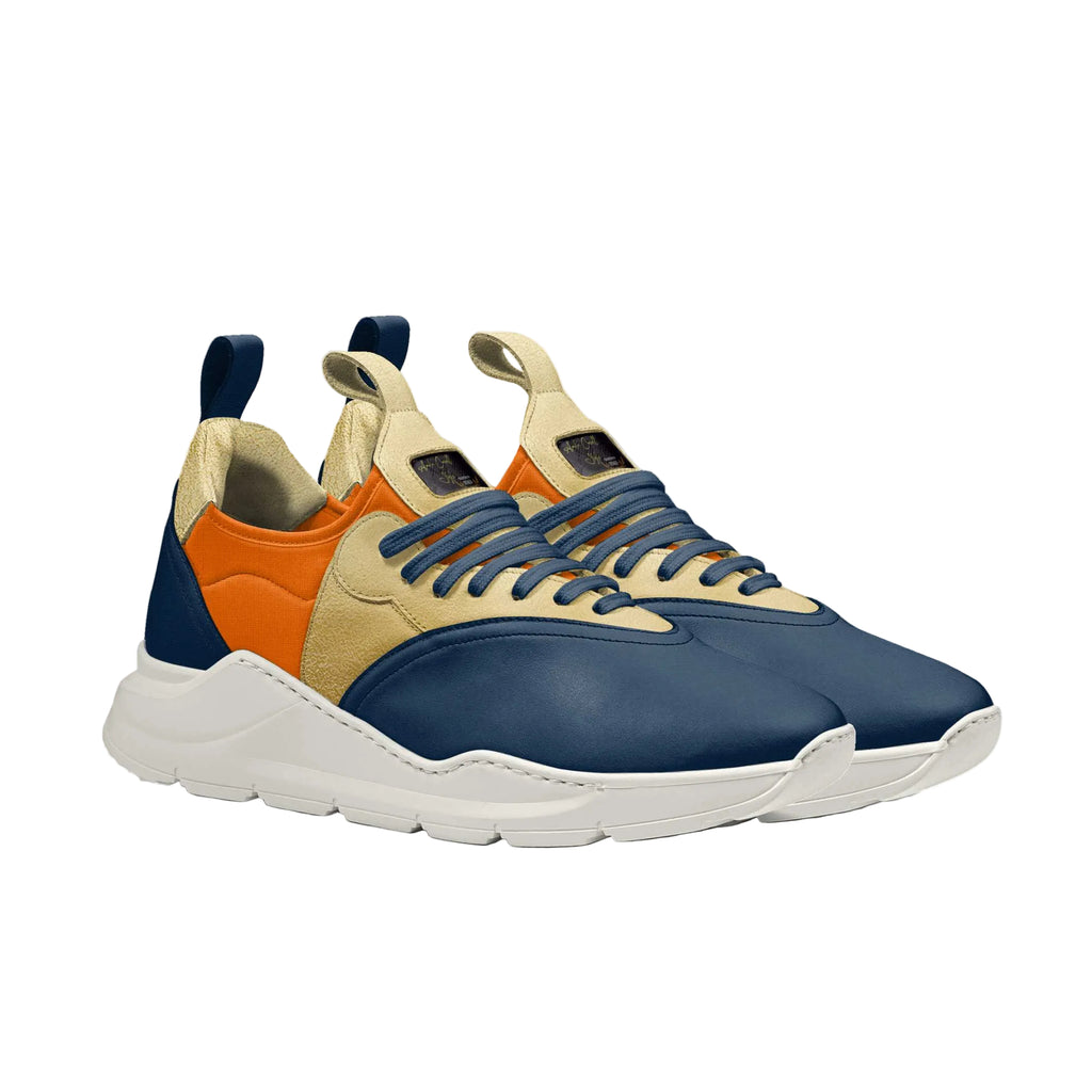 Step into modern style with the Slip-On Future Walker by Alaila Carroll Style. This futuristic slip-on sneaker features embossed materials, elastic sides, easy-wear loops, and a sporty design built for comfort and everyday fashion.

futuristic slip on sneakers
designer slip on sneakers
navy orange gold sneakers
luxury sporty sneakers
fashion slip on sneakers
modern streetwear sneakers
comfortable designer sneakers
Alaila Carroll Style sneakers
elastic slip on shoes
futuristic fashion sneakers
