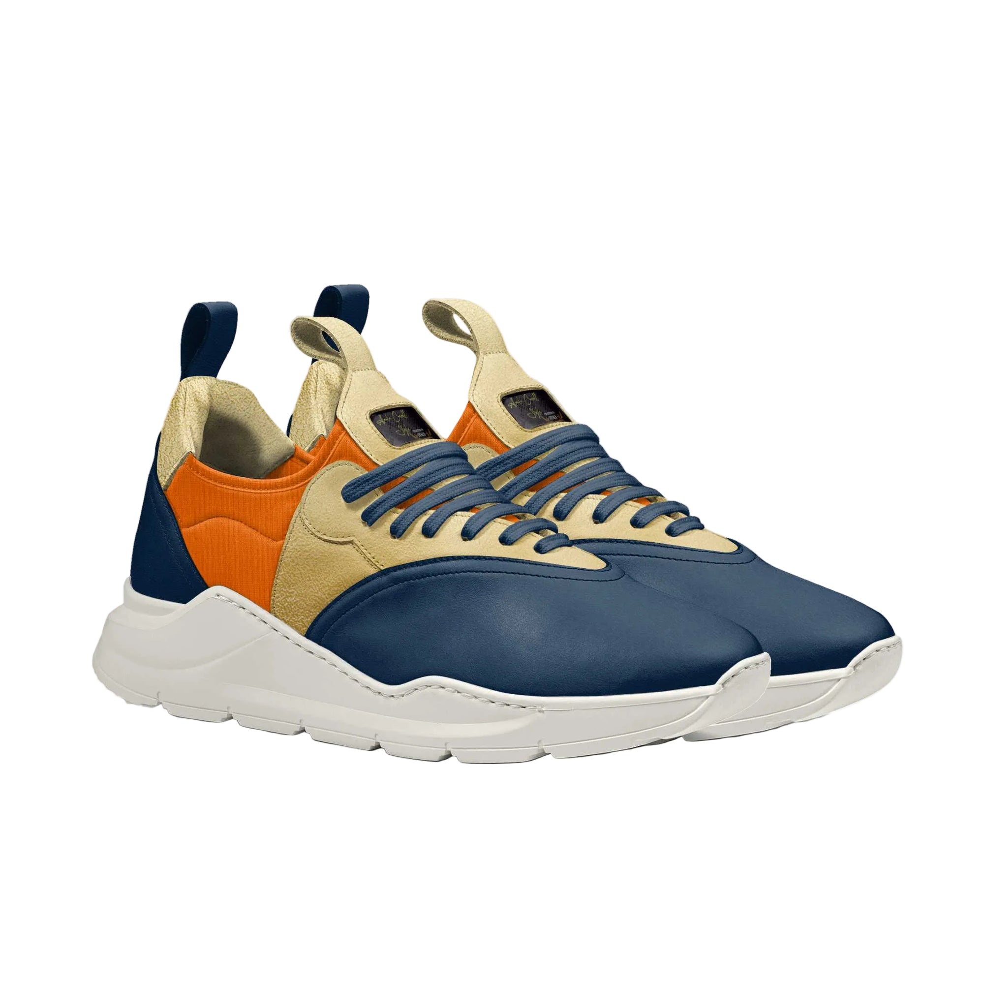 Step into modern style with the Slip-On Future Walker by Alaila Carroll Style. This futuristic slip-on sneaker features embossed materials, elastic sides, easy-wear loops, and a sporty design built for comfort and everyday fashion.

futuristic slip on sneakers
designer slip on sneakers
navy orange gold sneakers
luxury sporty sneakers
fashion slip on sneakers
modern streetwear sneakers
comfortable designer sneakers
Alaila Carroll Style sneakers
elastic slip on shoes
futuristic fashion sneakers
