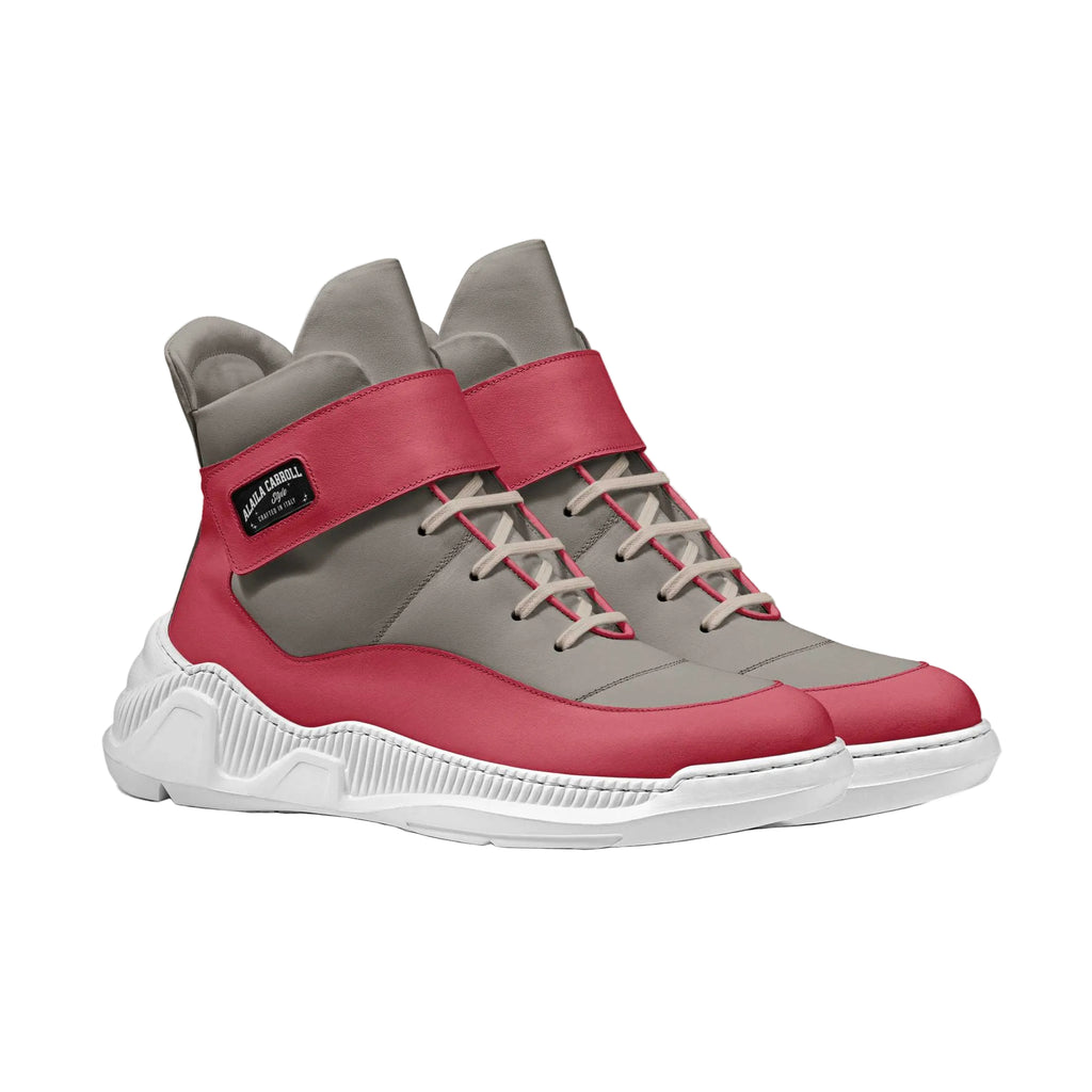 Make a statement with the Strap Chunky High Top in Red & Earth Tone, featuring a chunky silhouette, Velcro logo strap, and lightweight rubber sole.

Strap chunky high top sneaker red earth tone

Futuristic chunky high-top sneakers

Designer streetwear high-top shoes

Chunky sneakers, high-top sneakers, designer sneakers, luxury streetwear shoes, futuristic sneakers, bold fashion footwear