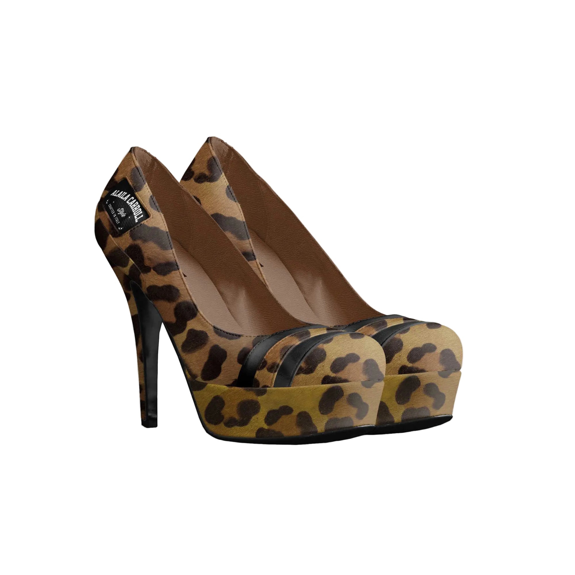 Striped platform pump jaguar heel

Luxury Italian platform heels by Alaila Carroll Style

Statement high heels for women
