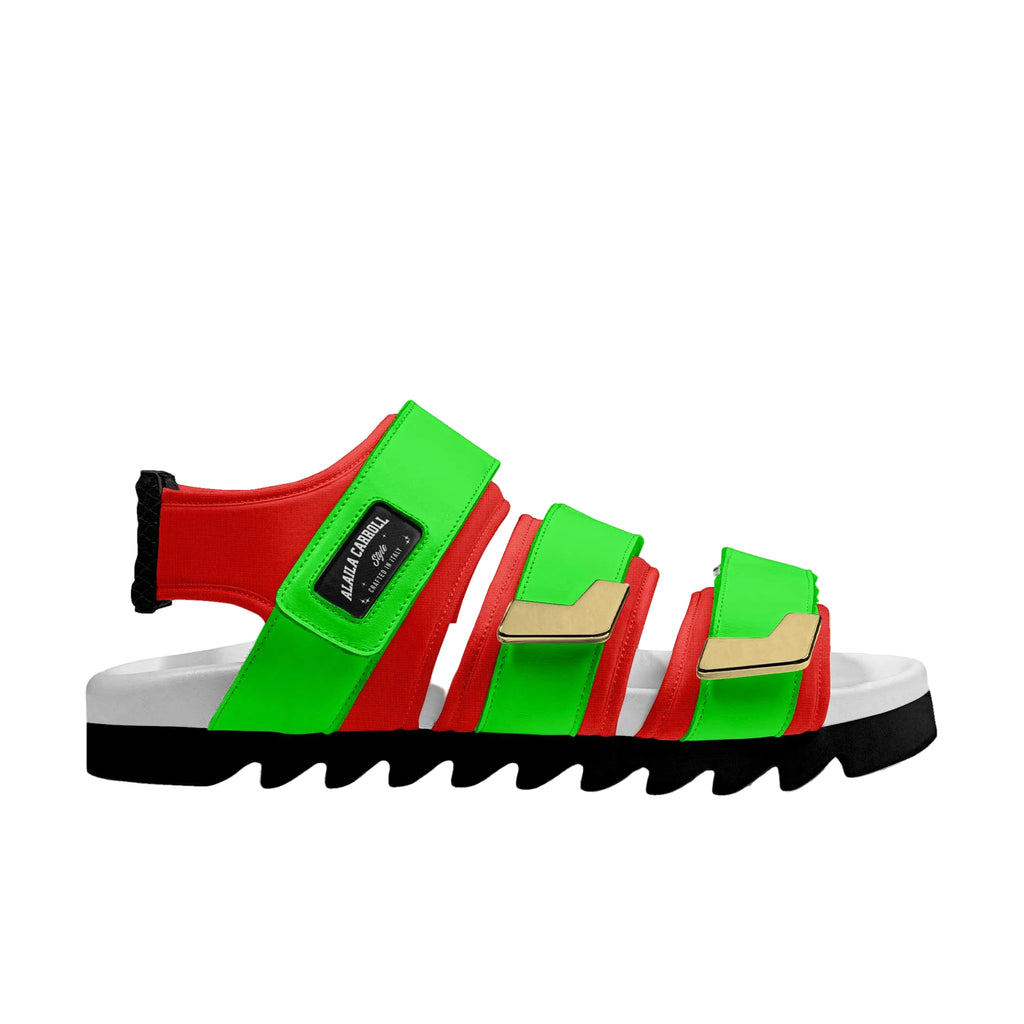 colorful luxury sandals for men and women

trendy EVA sole sandals for all-day comfort

designer sandals with logo and metallic accents

fashionable summer sandals for casual outfits

comfortable luxury sandals for walking and travel

bold multicolor sandals for streetwear style