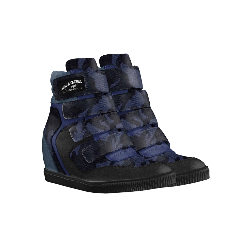Shop the Velcro Wedge Sneaker in blue with a hidden 7-cm wedge heel. Italian-made materials, padded straps, and sporty comfort in a chic design.

blue wedge sneakers
hidden wedge sneakers
luxury sporty sneakers
Italian designer sneakers
women’s wedge sneakers
Velcro strap sneakers
comfortable fashion sneakers
athleisure wedge shoes