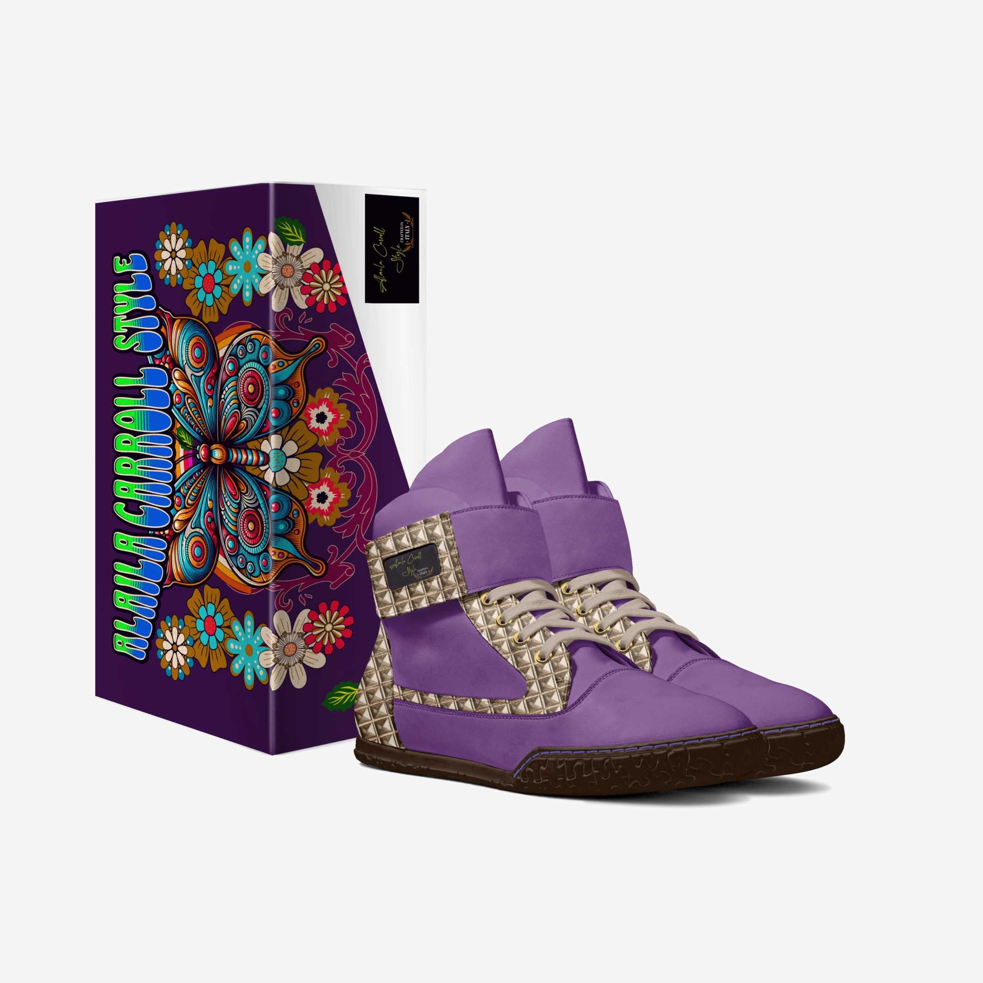PURPLE MODERN STRAP HIGH TOP image 5