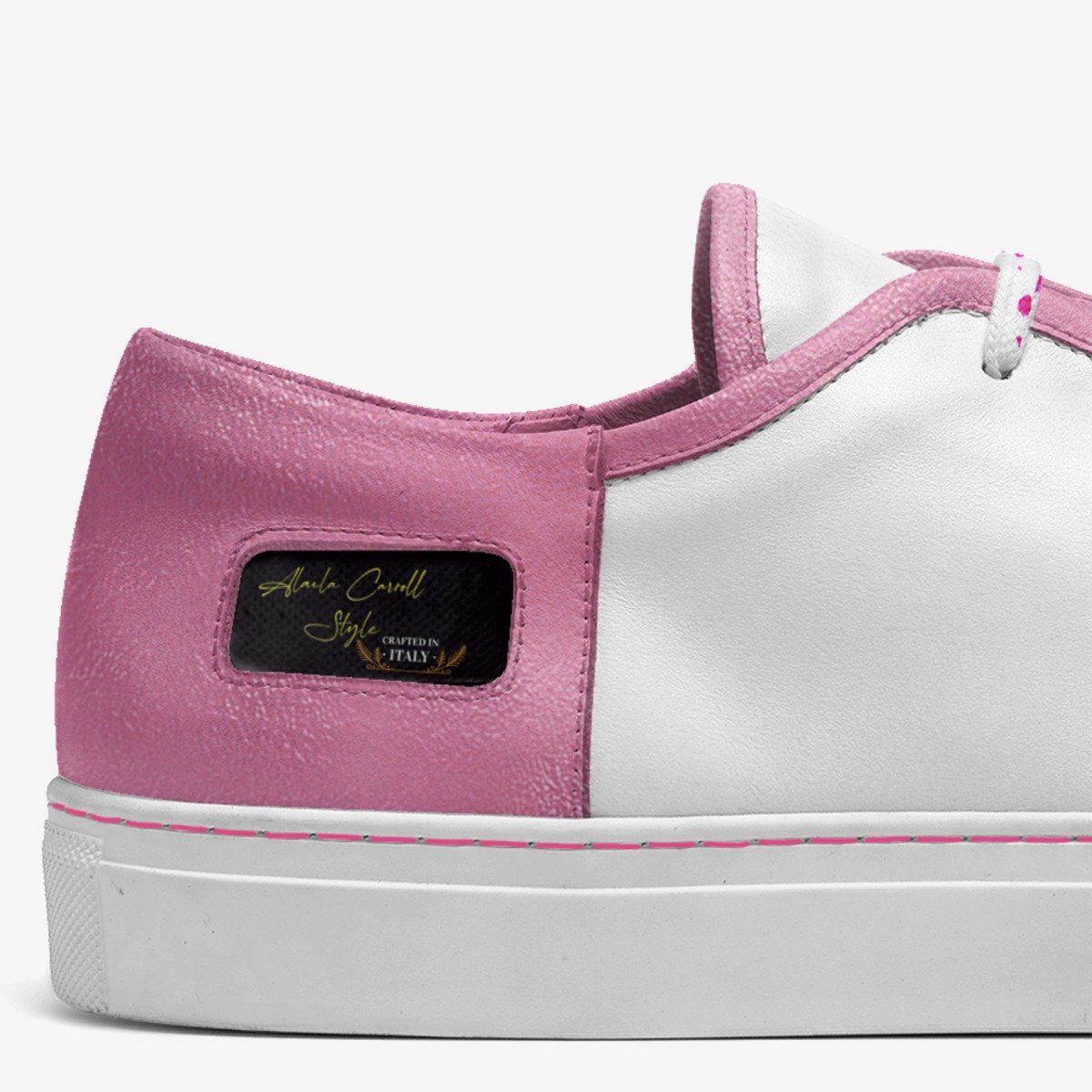 White & Pink Revised Skater Style image 4