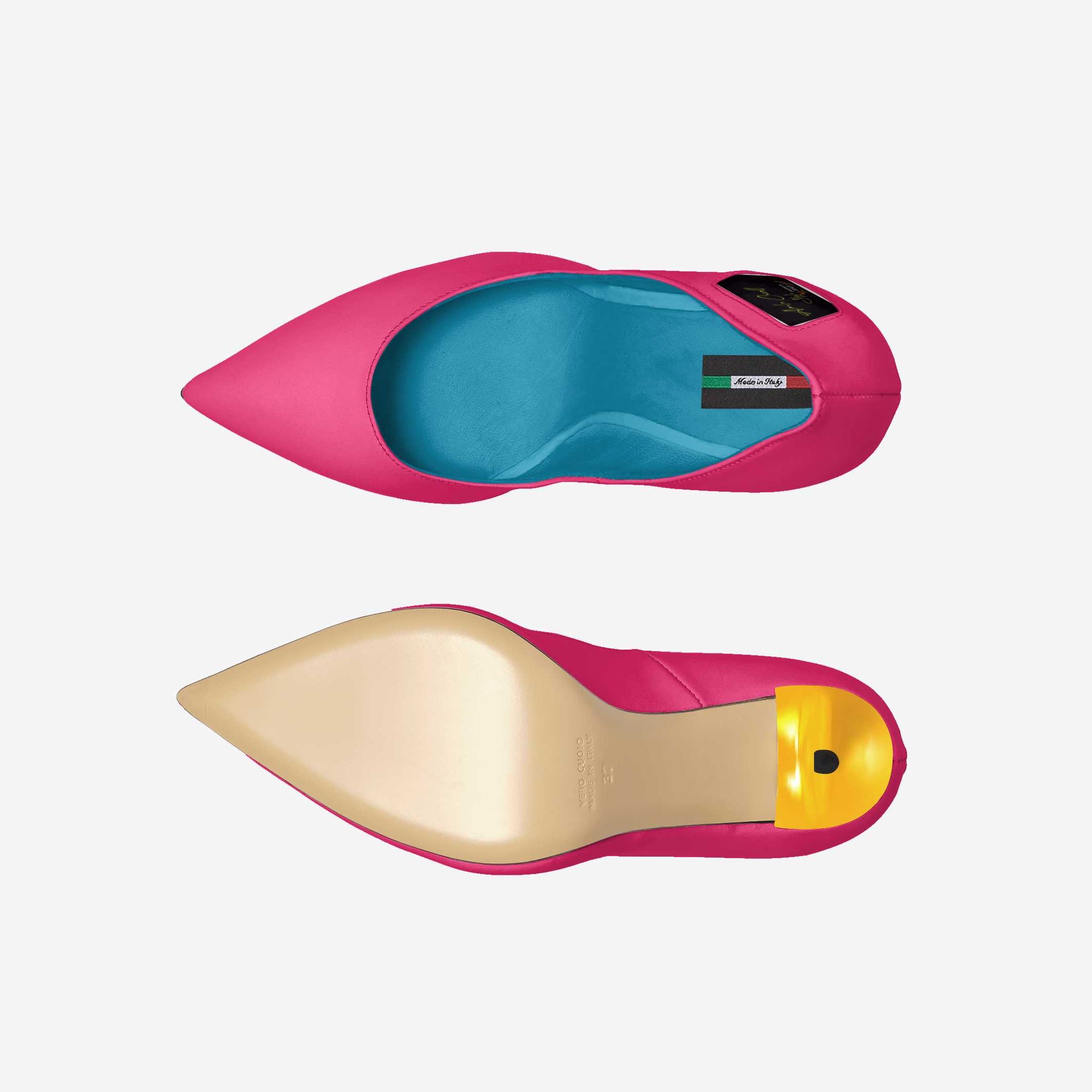Pink Full Cut High Heel image 7