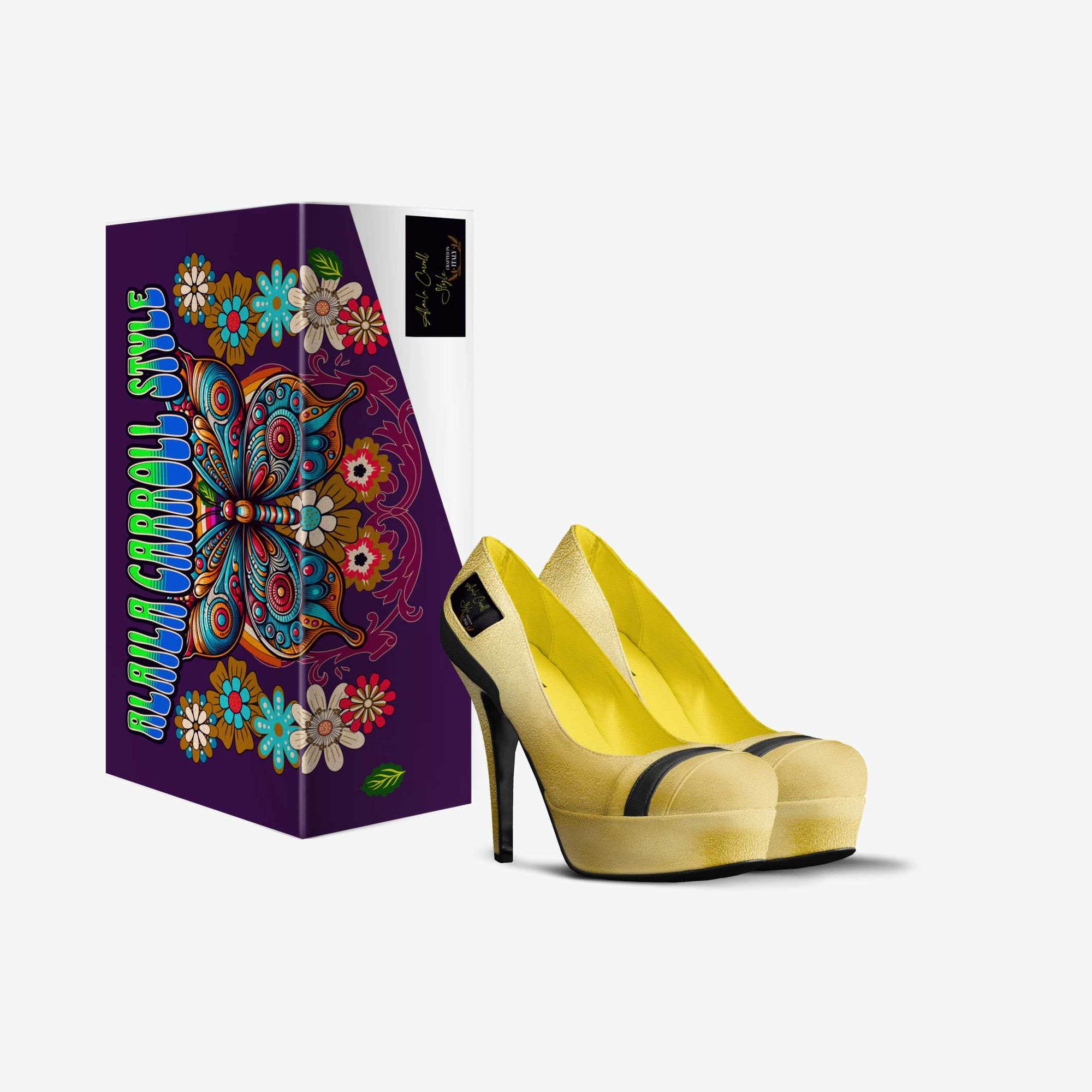 Luxury Striped Platform Pump image 6