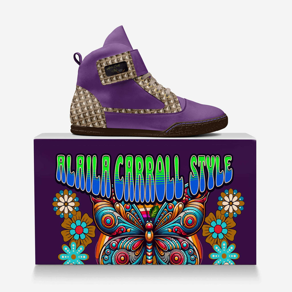 PURPLE MODERN STRAP HIGH TOP image 6