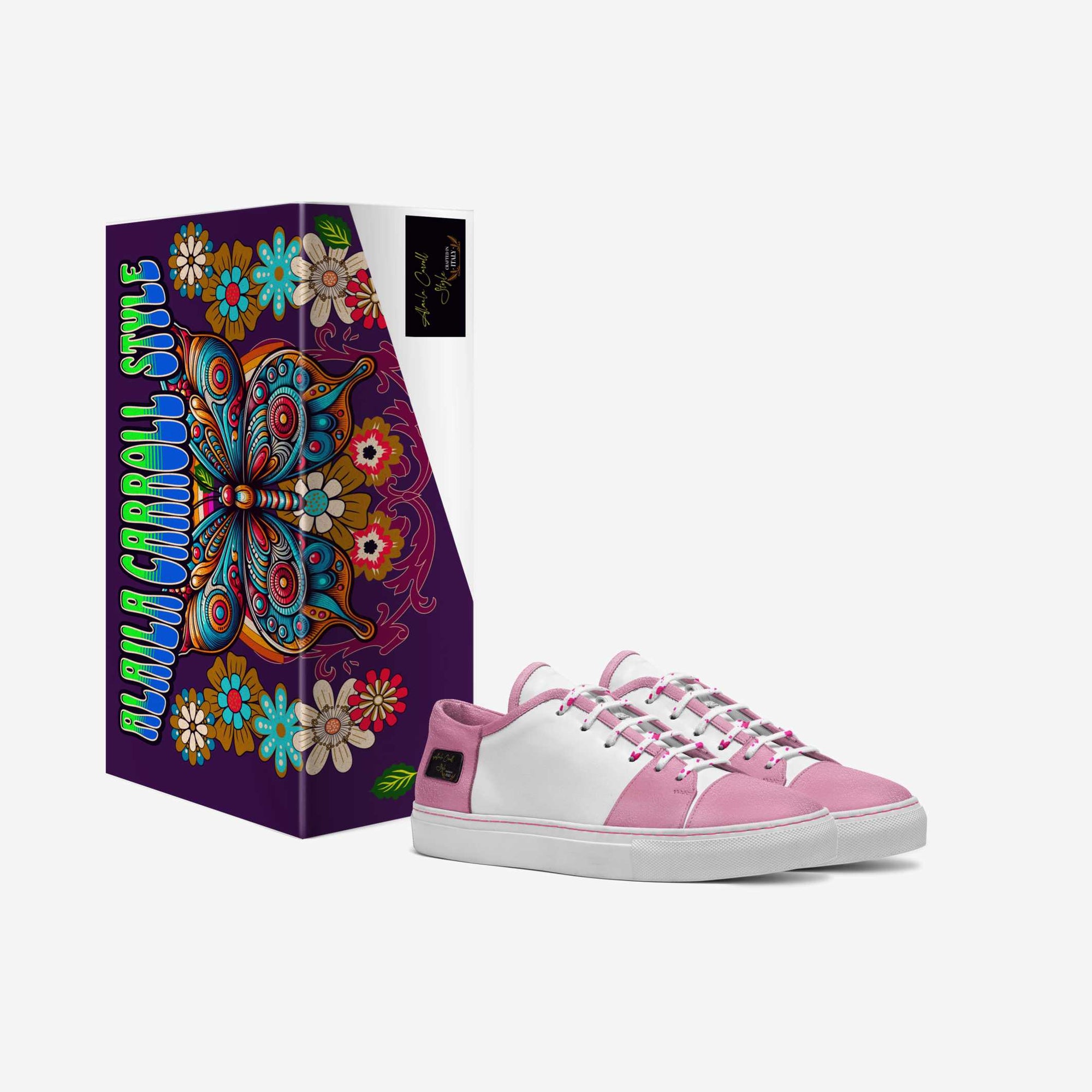 White & Pink Revised Skater Style image 6