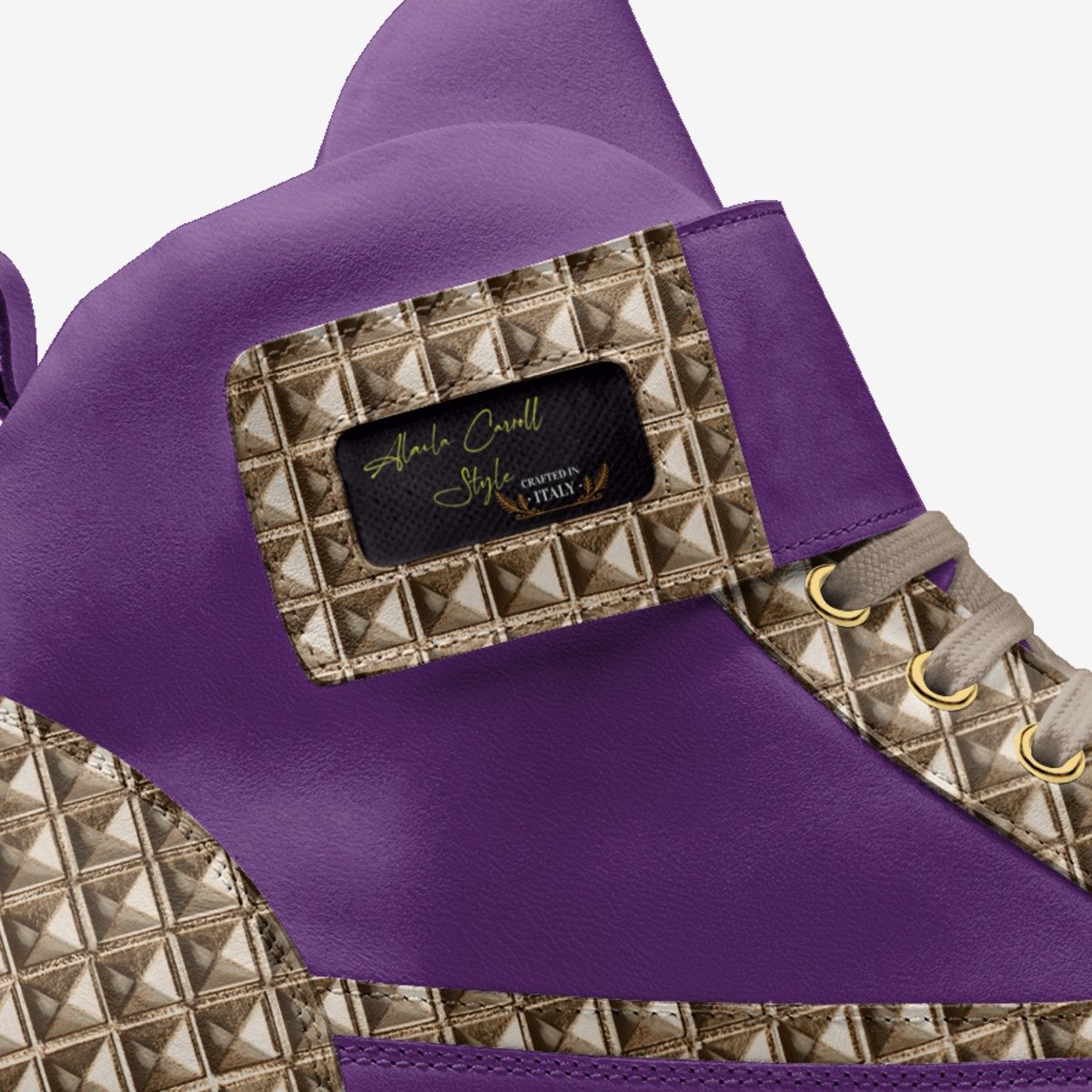 PURPLE MODERN STRAP HIGH TOP image 4