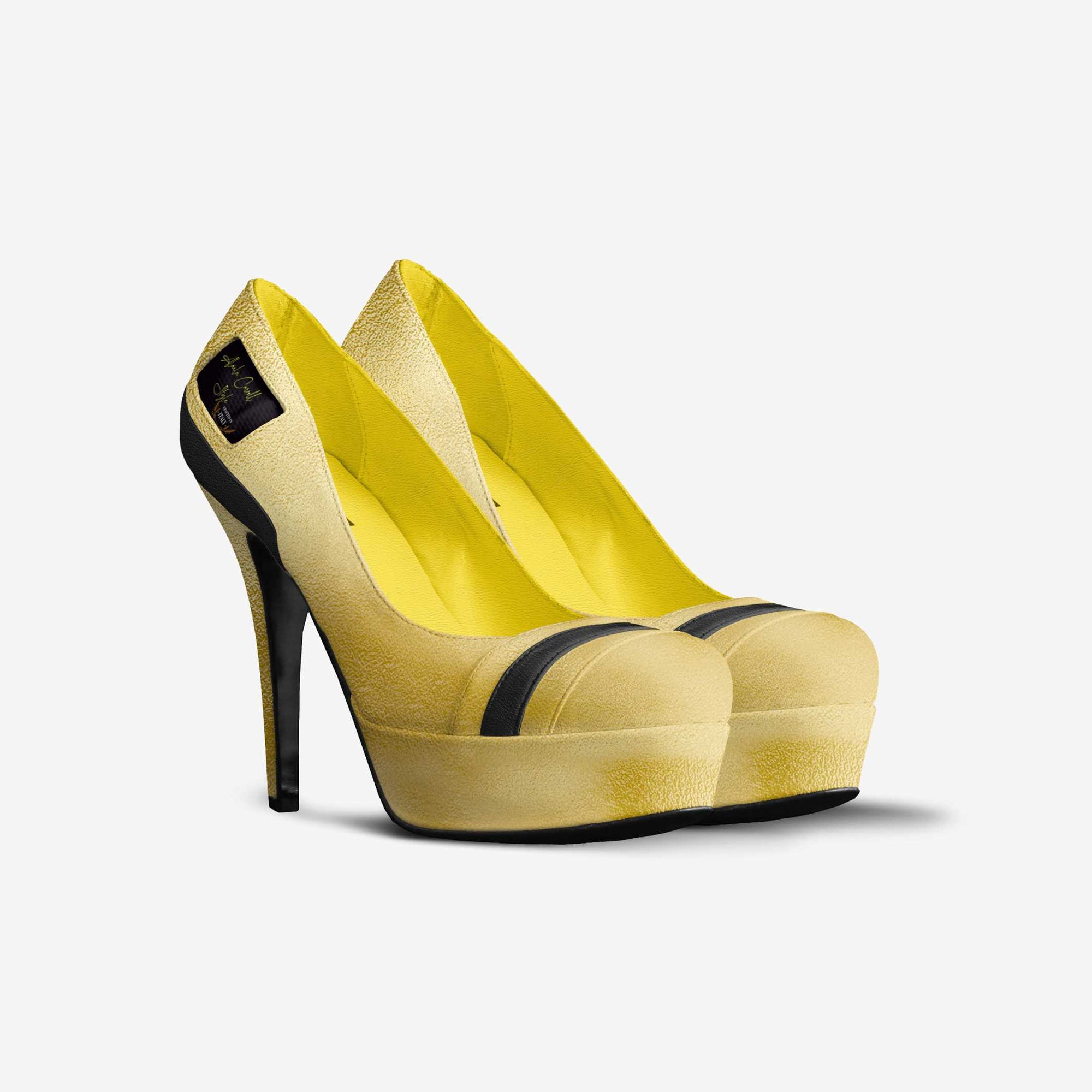 Luxury Striped Platform Pump image 0