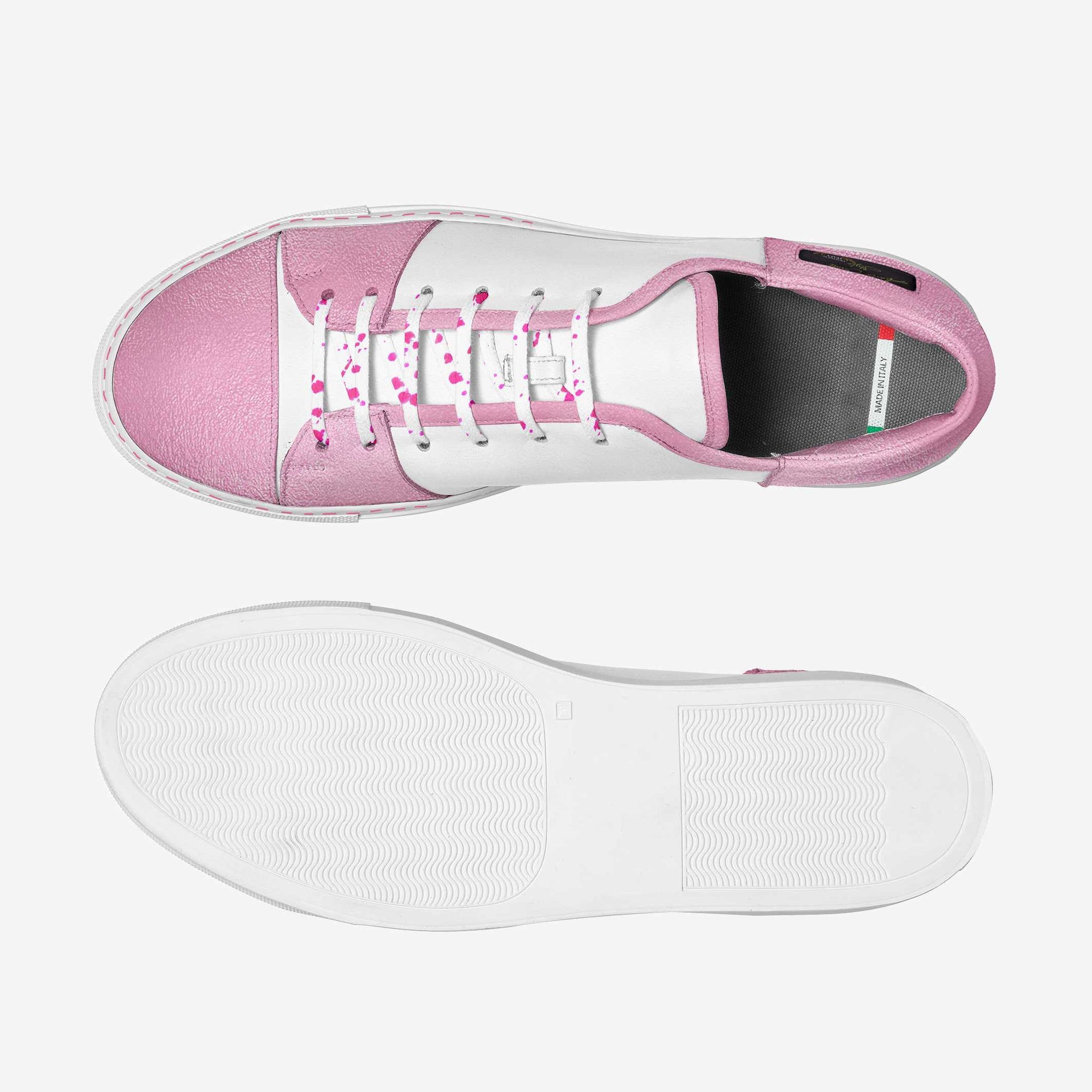 White & Pink Revised Skater Style image 3