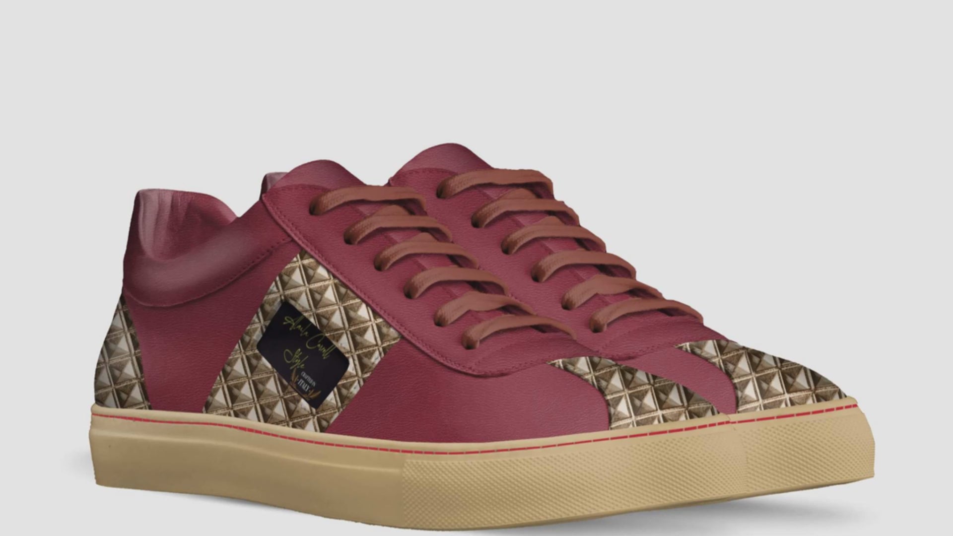 Minimal Low Top Maroon