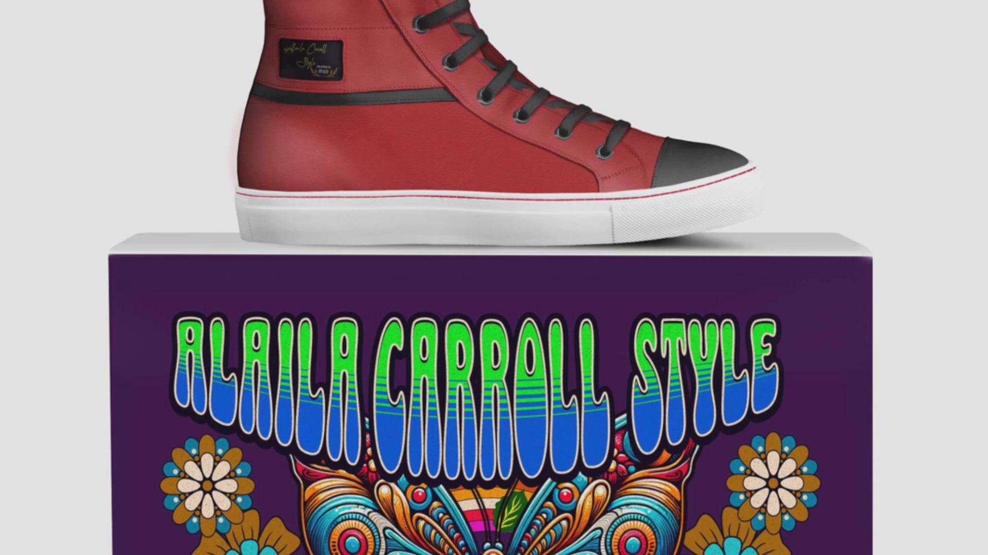 Classic Red & Black High Top