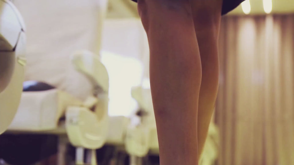 Ankle-strap Black Heel for Flight Attendants