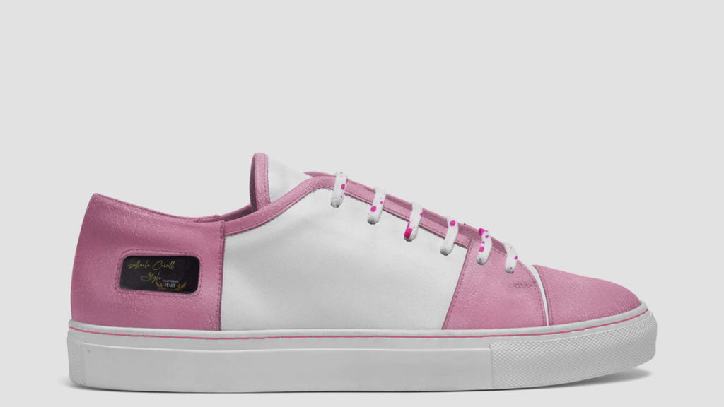 White & Pink Revised Skater Style
