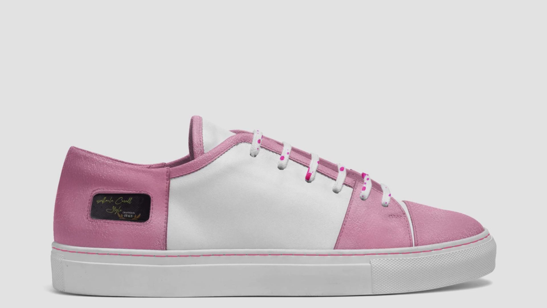 White & Pink Revised Skater Style