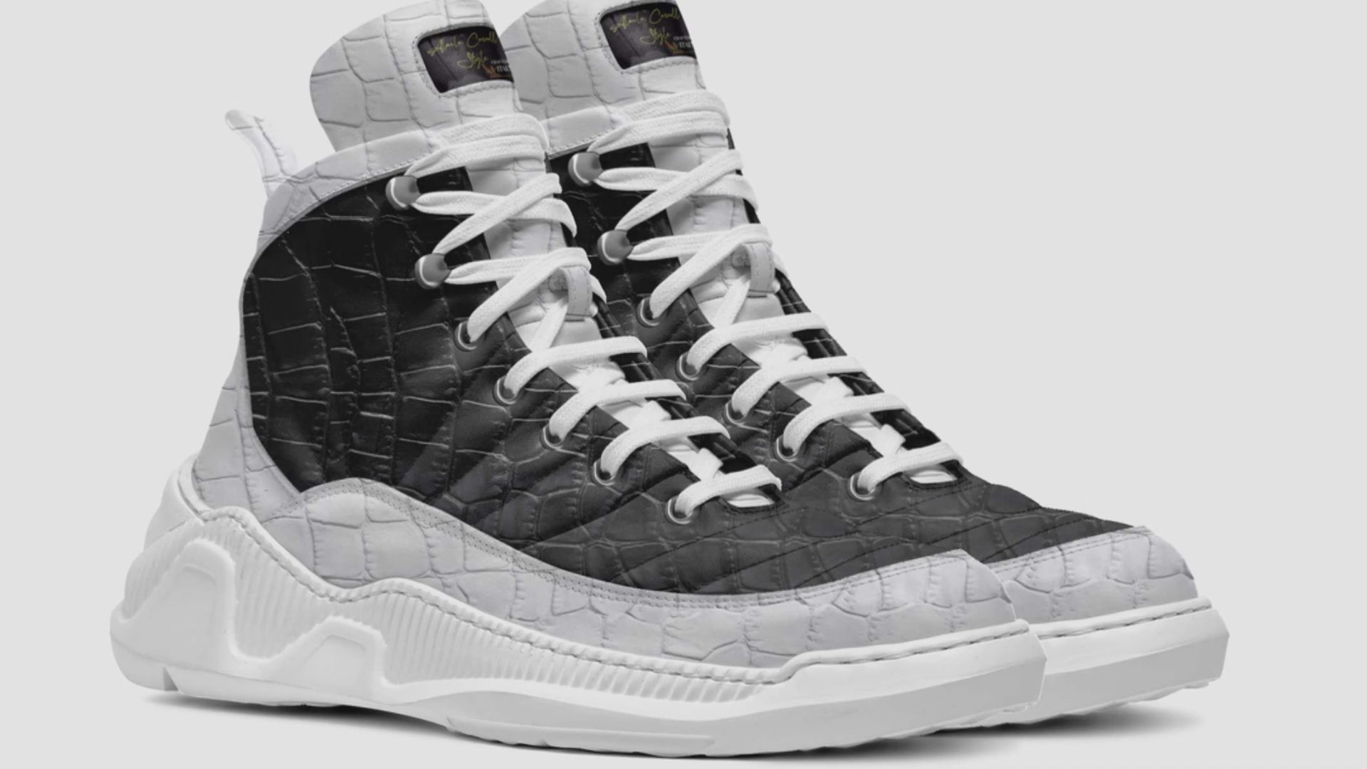Luxury Retro Basket Design Black & White