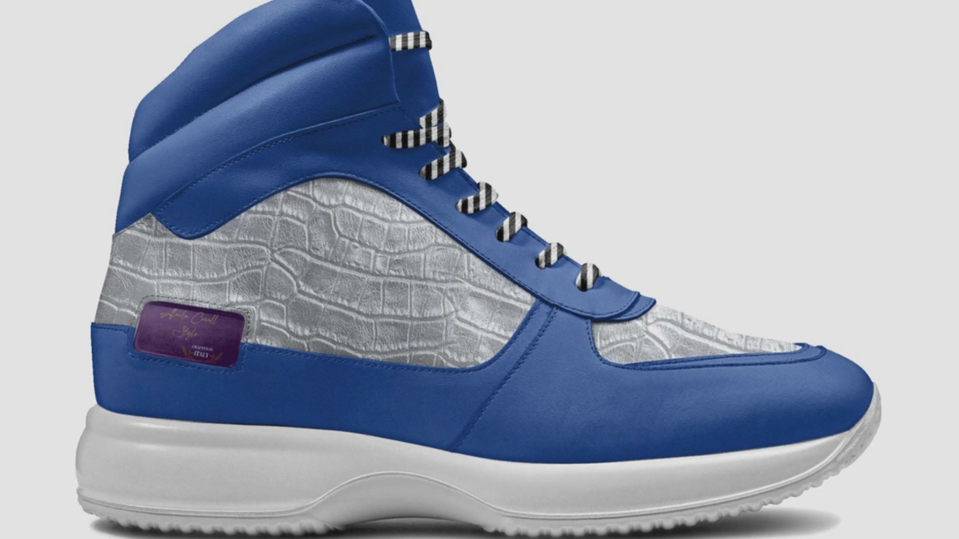 Blue & Silver HIGH-TOP STREET RUNNER