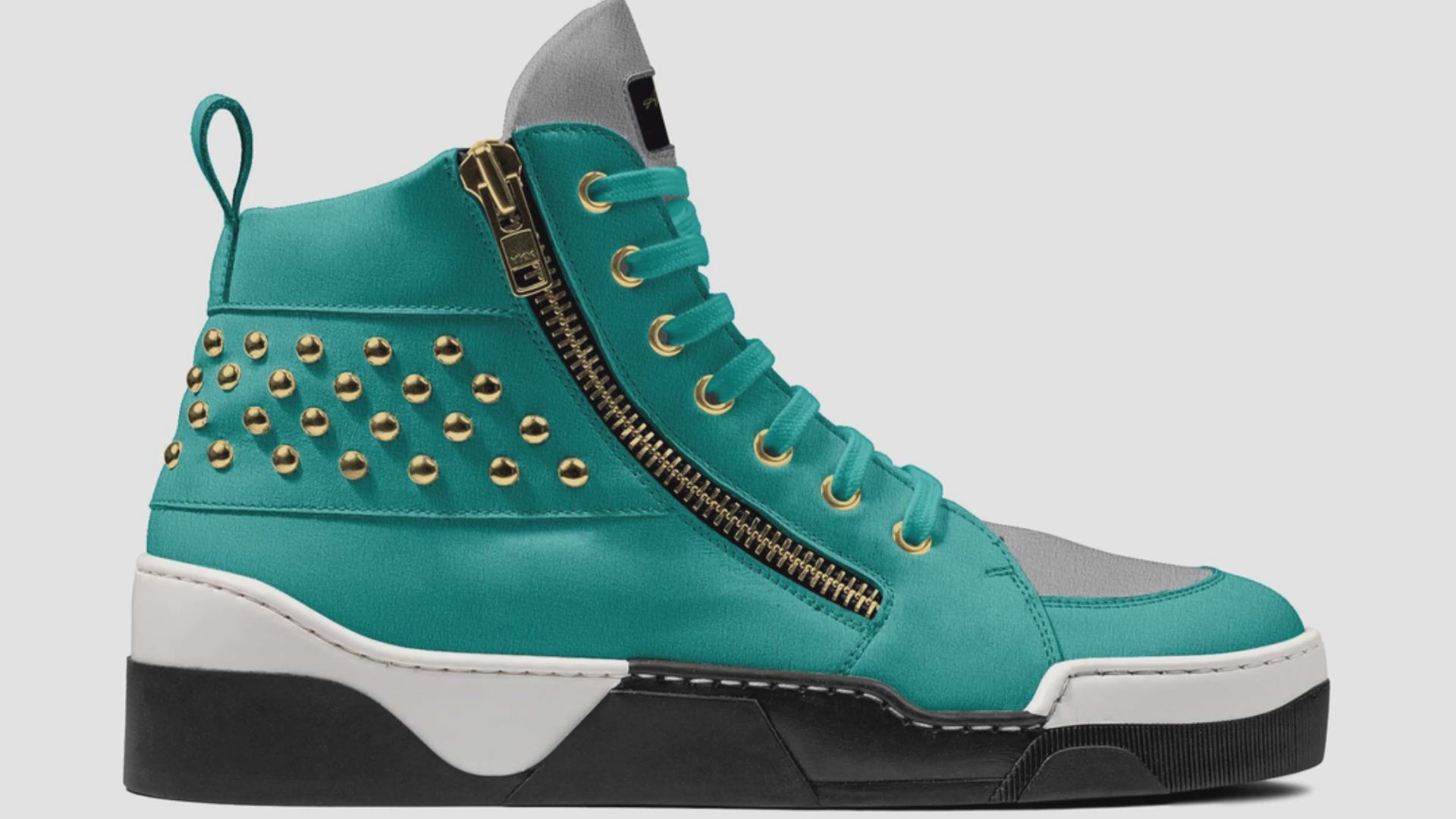 FASHION STUDS HIGH TOP TEAL BLUE