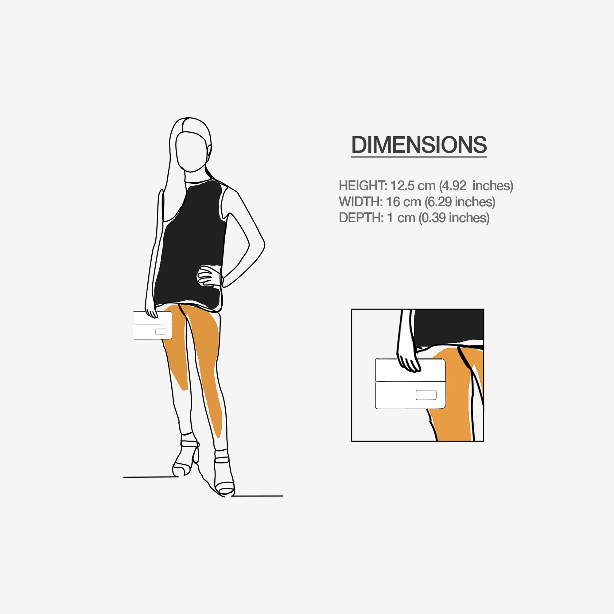 Minimal Designer Luxe Wallet – Black Croc & Ocean Blue