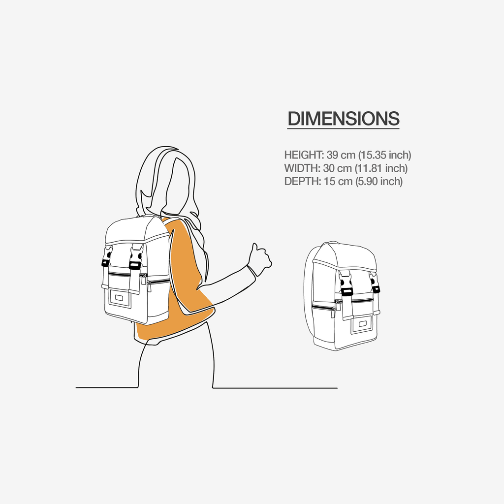 MODERN TRAVEL LUXE BACKPACK Red, Black, Gold